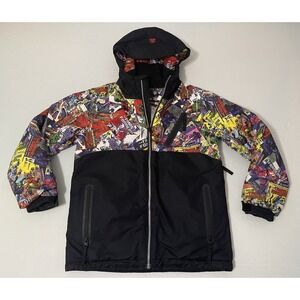 686 YOUTH boys XL TRANSFORMERS Snowboarding skiing ski jacket coat great‎ shape!